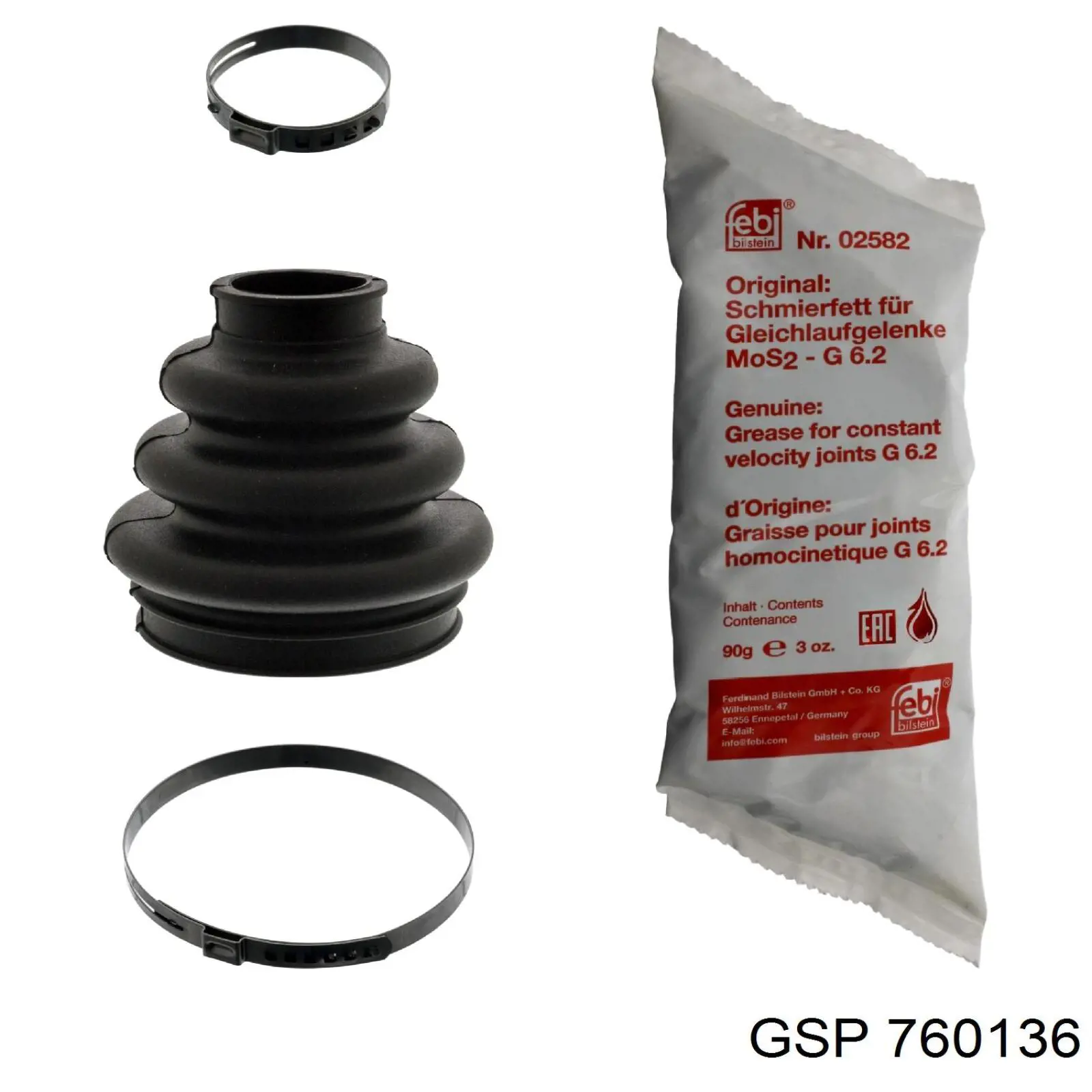 Fuelle transmisión delantero exterior GSP 760136 precio, desde 20,87 EUR