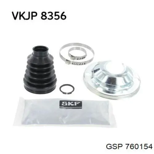 Fuelle, árbol de transmisión delantero interior Volkswagen Tiguan 1 5N1, 5N2