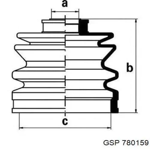 Fuelle, árbol de transmisión delantero exterior Fare K11856 precio, desde 12,34 USD