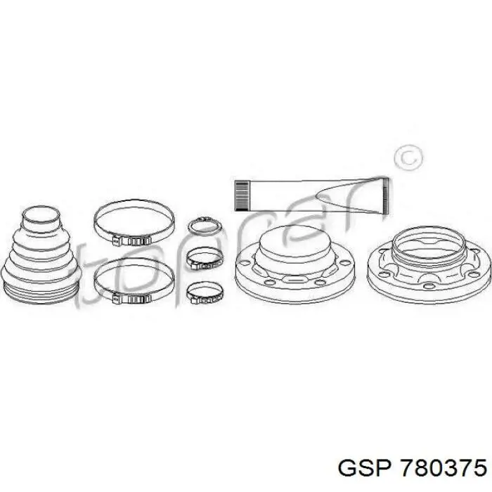 Comprar 304552 Loebro Fuelle interior de junta homocinética del semieje trasero