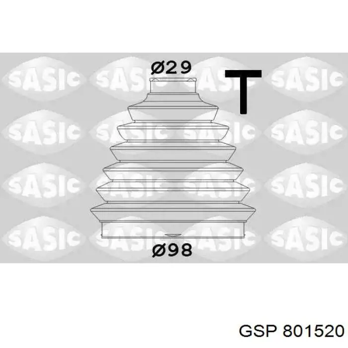 Junta homocinética exterior delantera Nissan Qashqai 2 J11