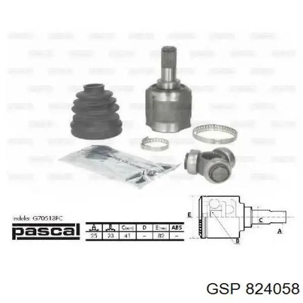 824058 GSP Junta homocinética