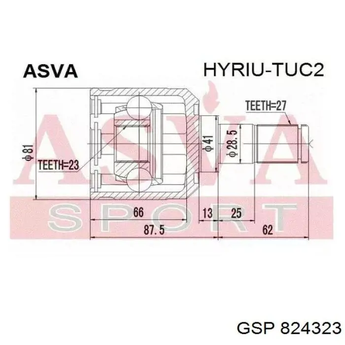 Comprar G10549PC Pascal Junta homocinética exterior trasera