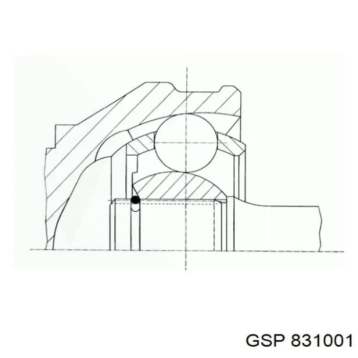 Junta homocinética exterior delantera GSP 831001 precio, desde 44,85 EUR