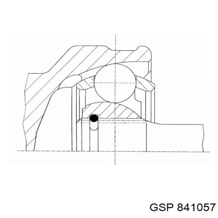 841057 GSP junta homocinética exterior delantera