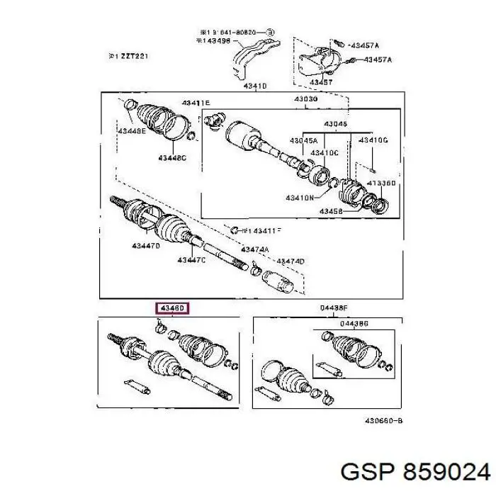 Junta homocinetica 859024 GSP