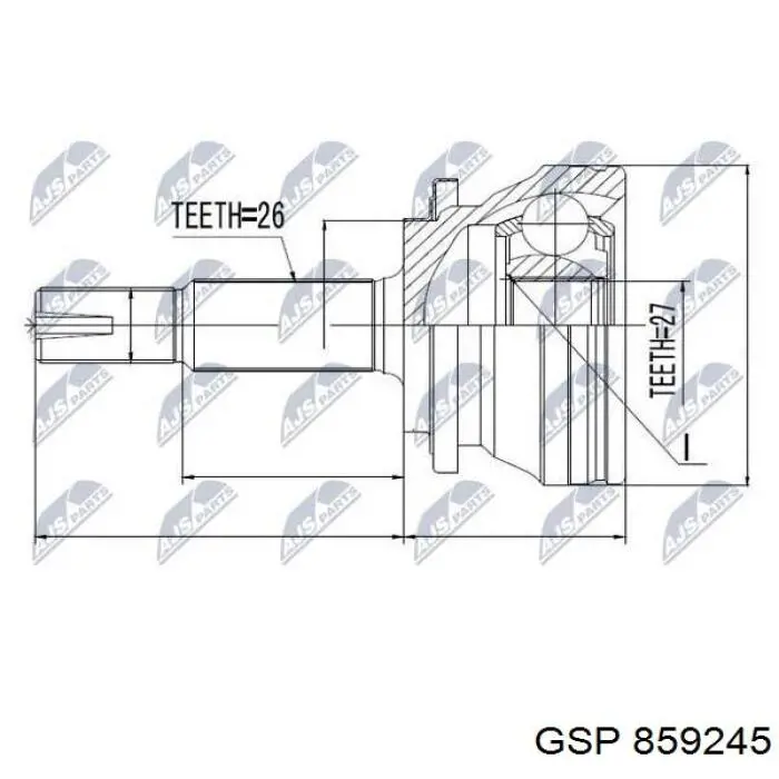 Junta homocinetica 859245 GSP