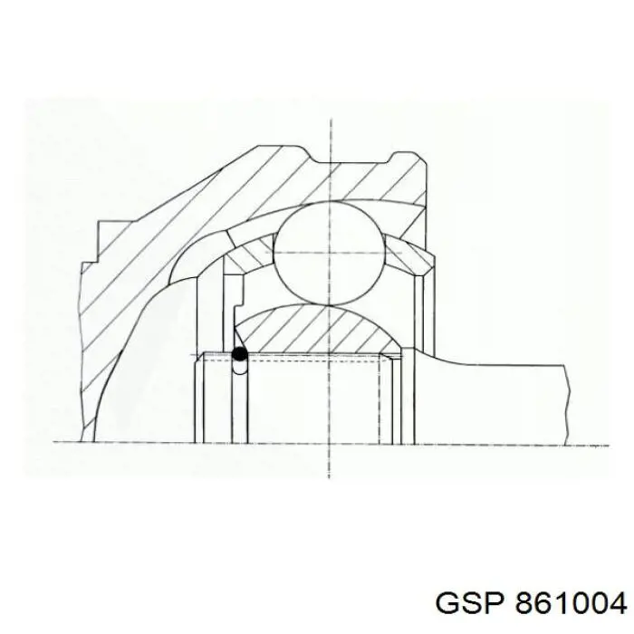 861004 GSP junta homocinética exterior delantera