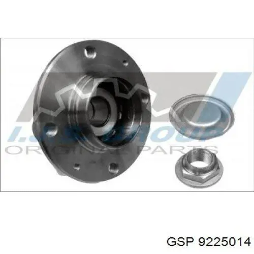 Cubo de rueda trasero 9225014 GSP