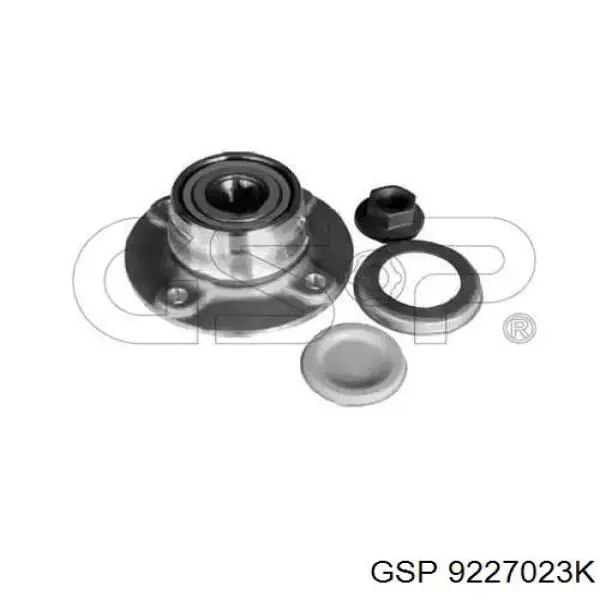 Comprar 9227023K GSP Cubo de rueda, Eje trasero