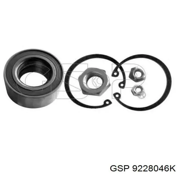Buje de rueda delantero GSP 9228046K precio, desde 53,83 EUR