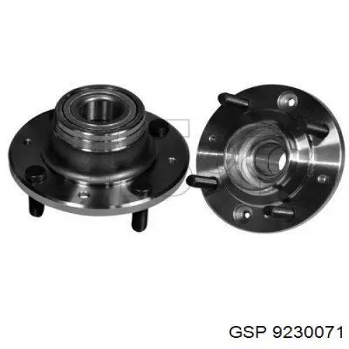 Cubo de rueda trasero DACF10862 Koyo