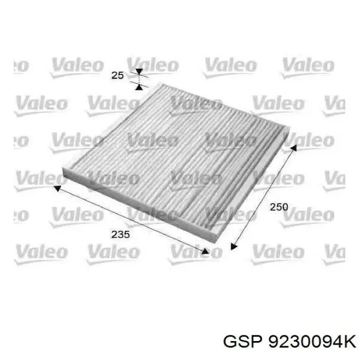 9230094K GSP cubo de rueda trasero