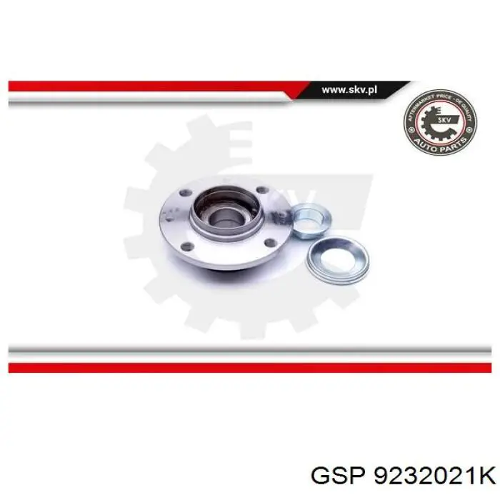 Cubo de rueda trasero Citroen Berlingo B9