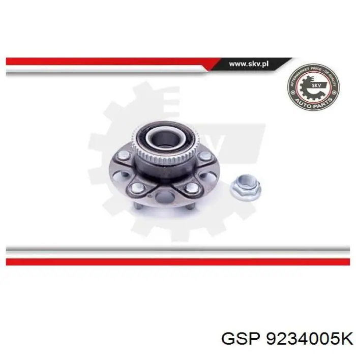 Cubo de rueda trasero 42200SDAA51 Honda