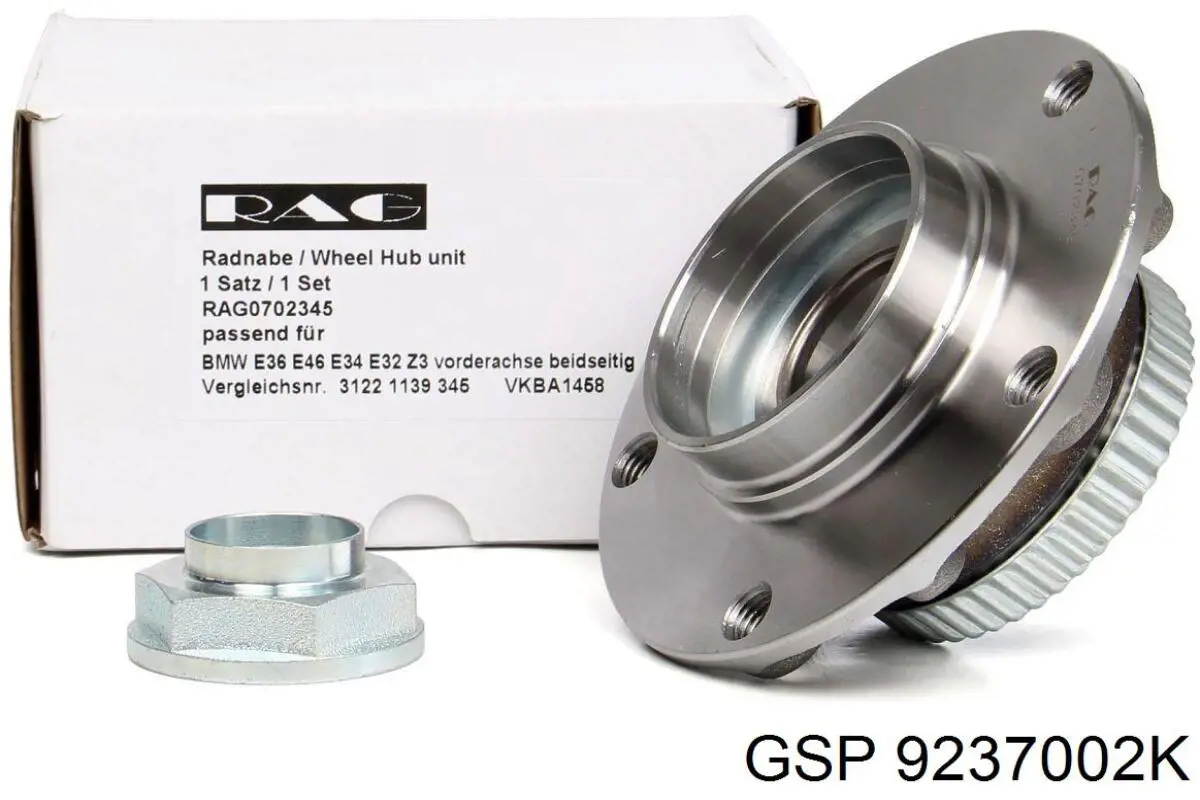 Buje de rueda delantero 9237002K GSP