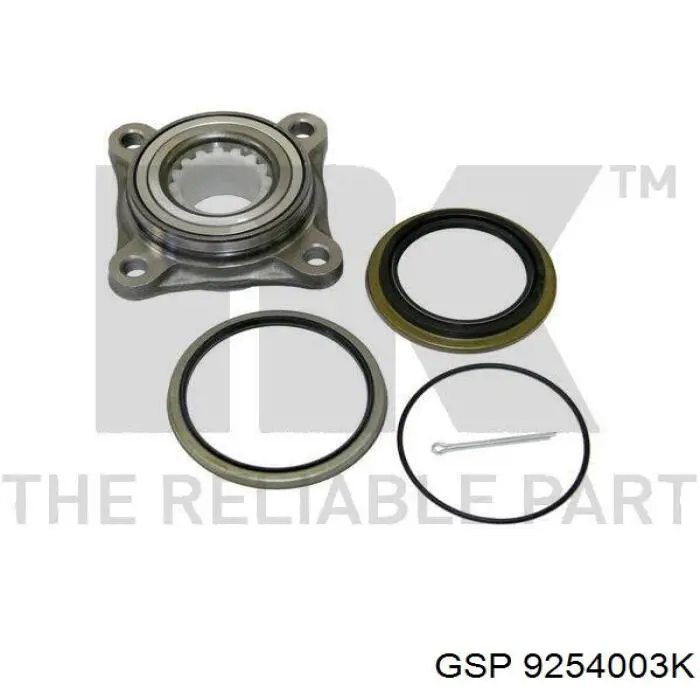 Rodamiento de rueda delantero RED Line OIL 24TO004