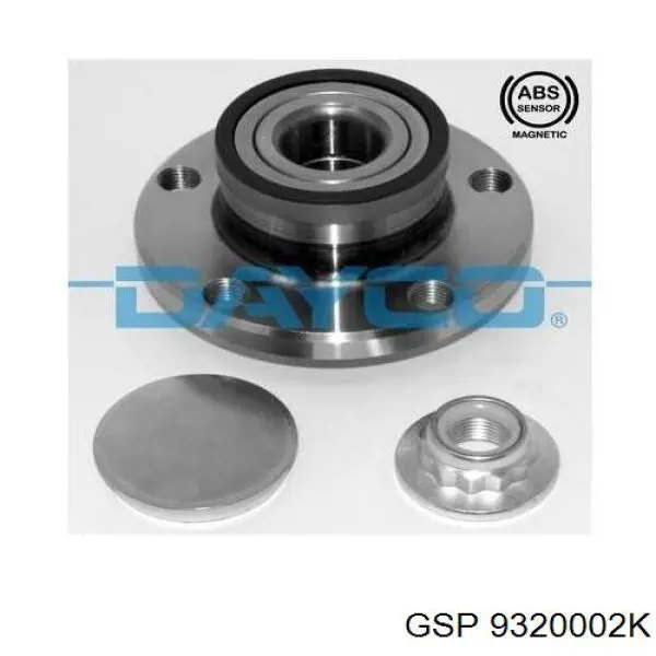 Buje de rueda delantero GSP 9320002K precio, desde 56,39 EUR