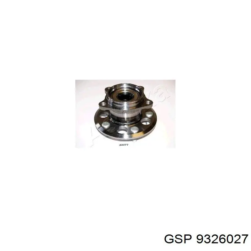 Cubo de rueda trasero 9326027 GSP