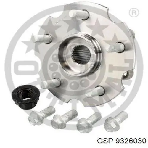 Cubo de rueda trasero T490014 STC