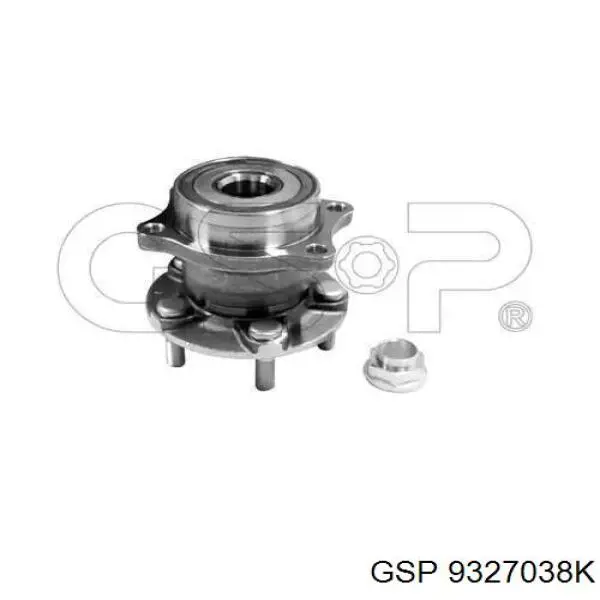 9327038K GSP cubo de rueda trasero