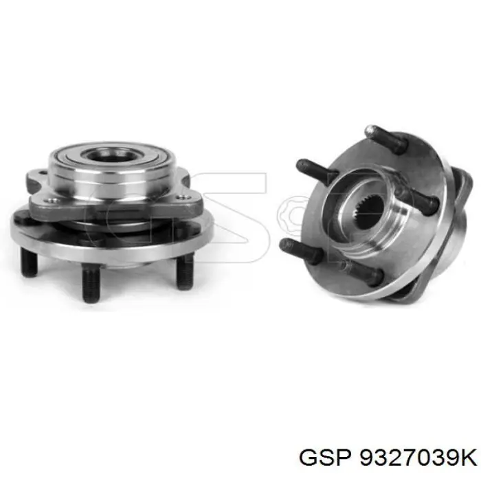Buje de rueda delantero 9327039K GSP