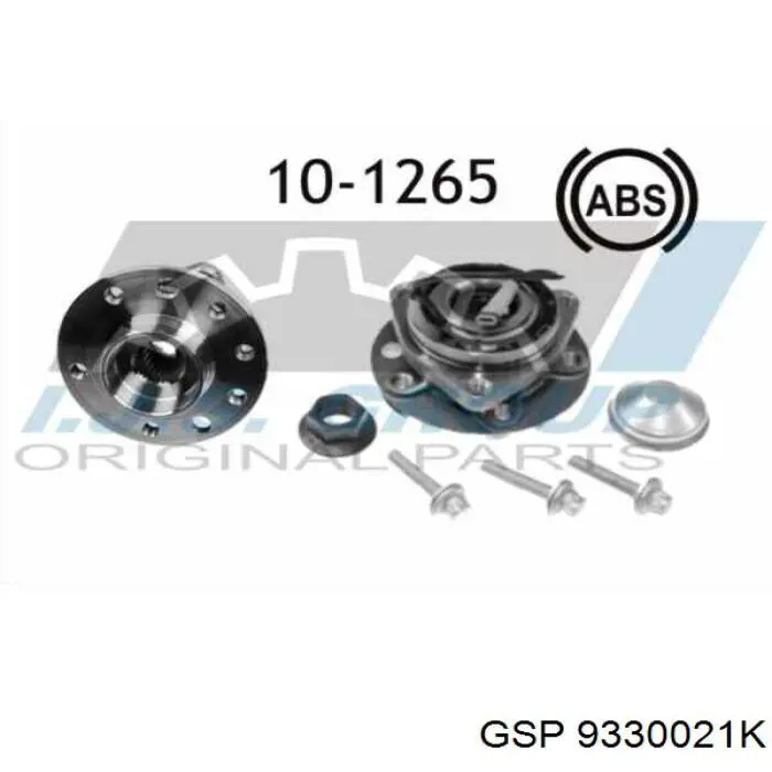 Buje de rueda delantero GSP 9330021K precio, desde 85,50 EUR