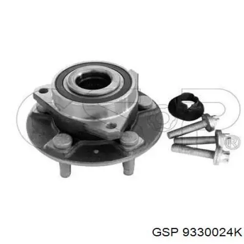 Cubo de rueda trasero 9330024K GSP
