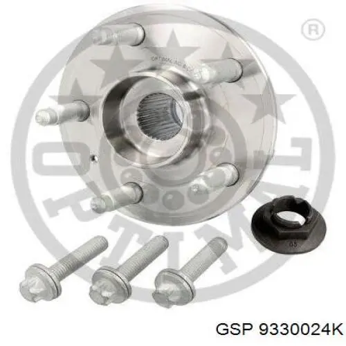 Cubo de rueda trasero KWD1272 Dayco