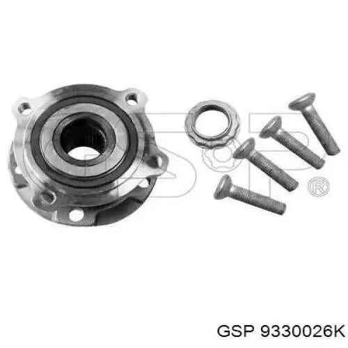 Buje de rueda delantero 9330026K GSP