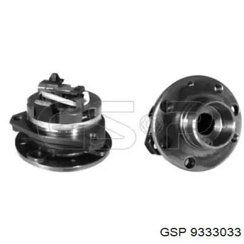 Buje de rueda delantero 9333033 GSP