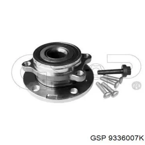 Buje de rueda delantero 9336007K GSP
