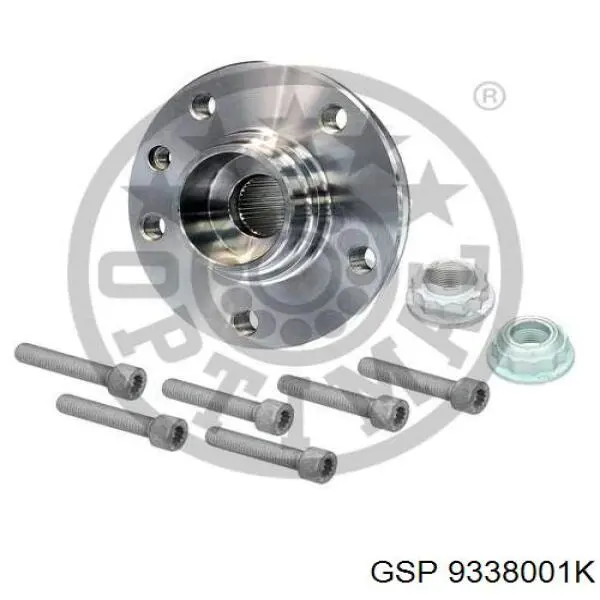 Buje de rueda delantero 9338001K GSP