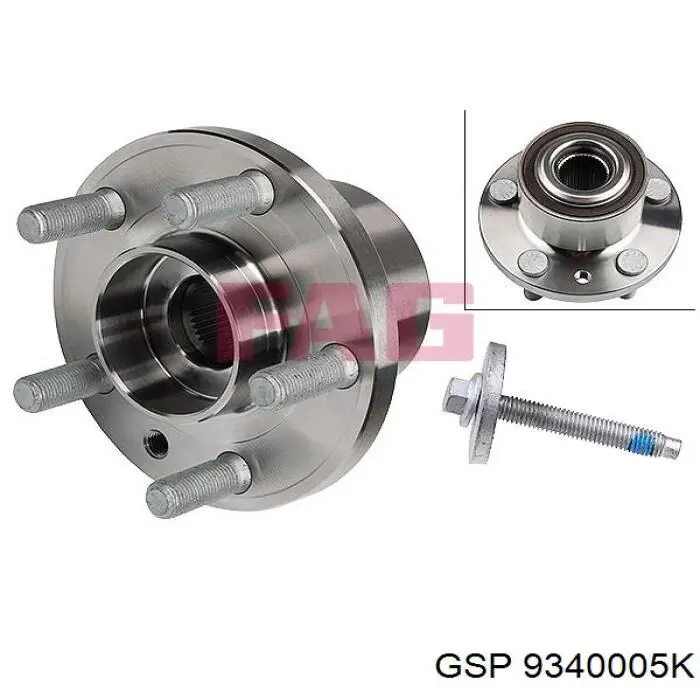 Buje de rueda delantero GSP 9340005K precio, desde 71,45 EUR