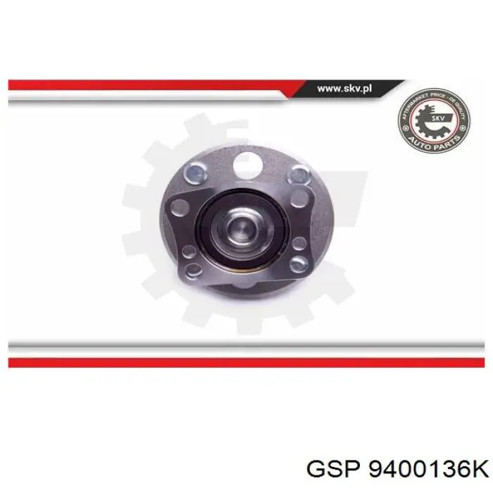 Cubo de rueda trasero Ford Fiesta CB1