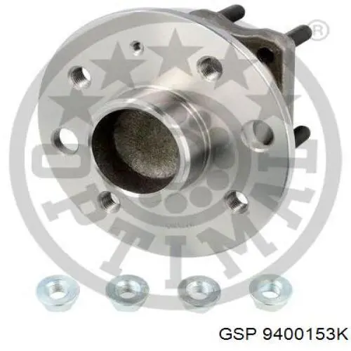 Cubo de rueda trasero 90558 Metalcaucho
