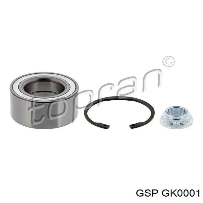 GK0001 GSP cojinete de rueda trasero