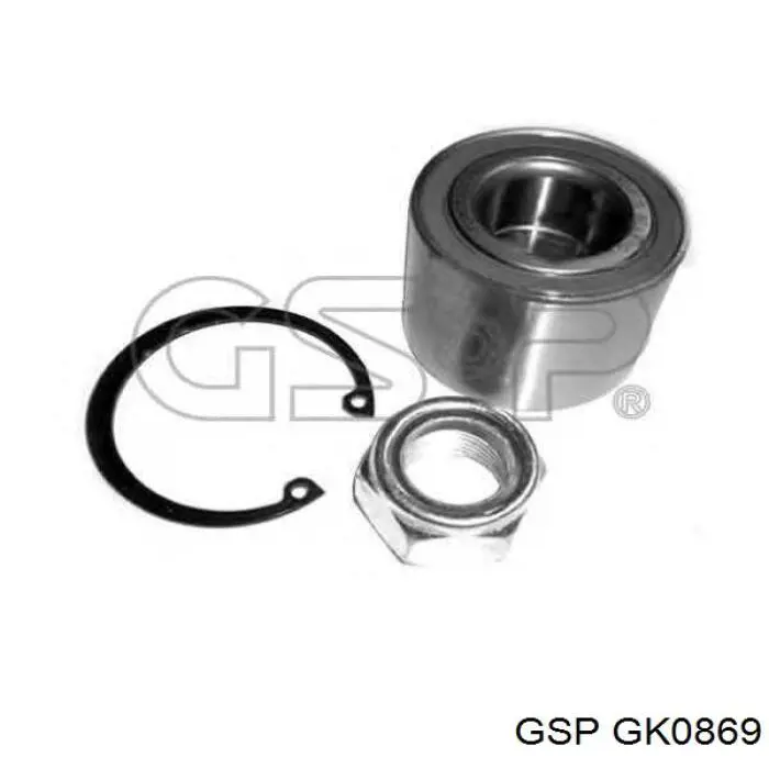 Cojinete de rueda trasero Citroen C3 1 FC