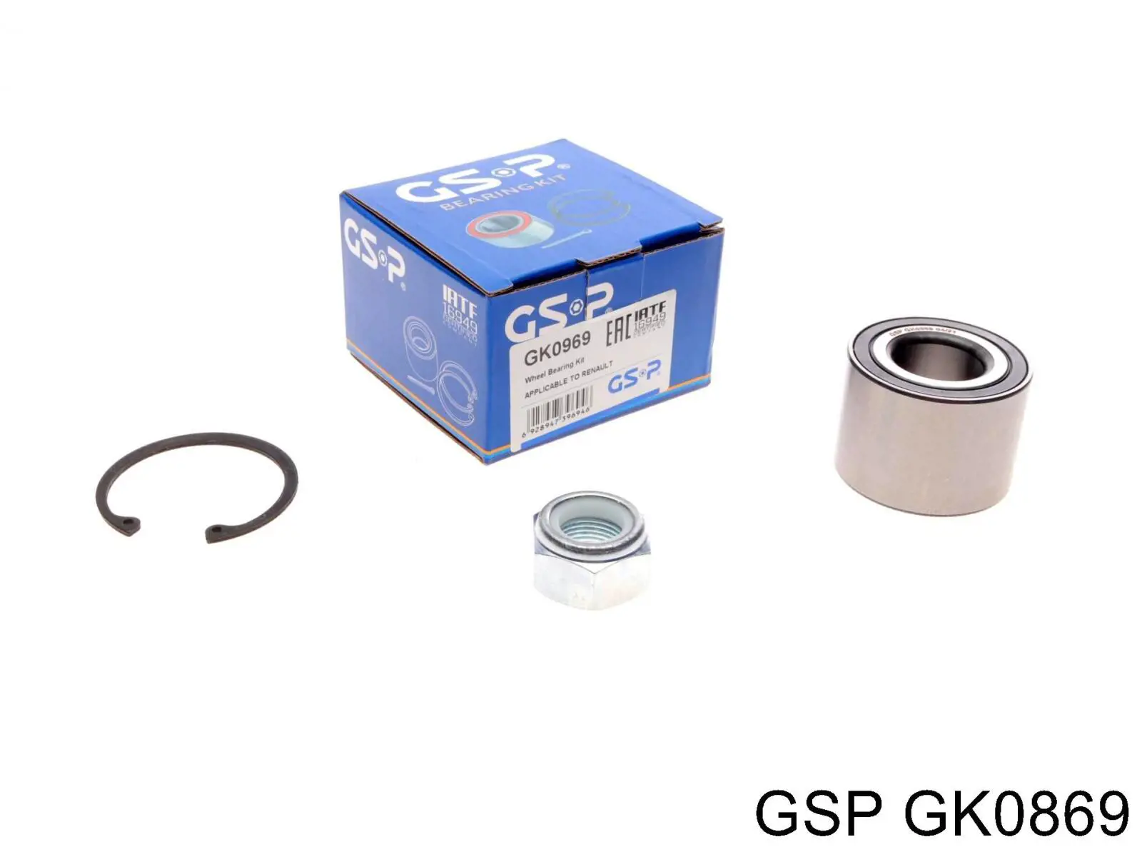 GK0869 GSP cojinete de rueda trasero