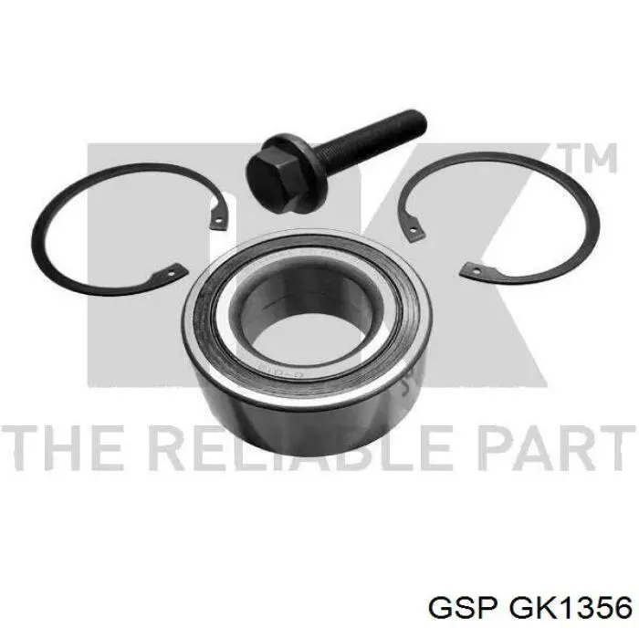 Cojinete de cubo delantero/trasero GK1356 GSP