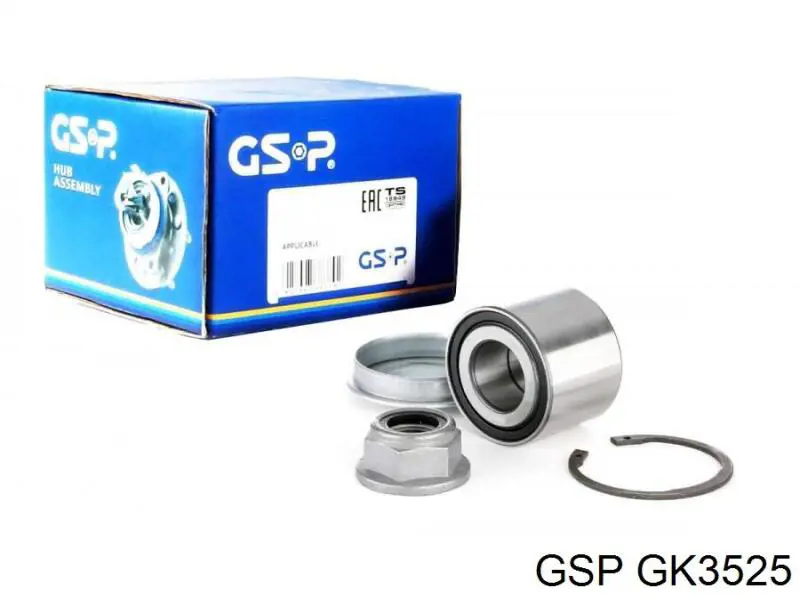 GK3525 GSP cojinete de rueda trasero