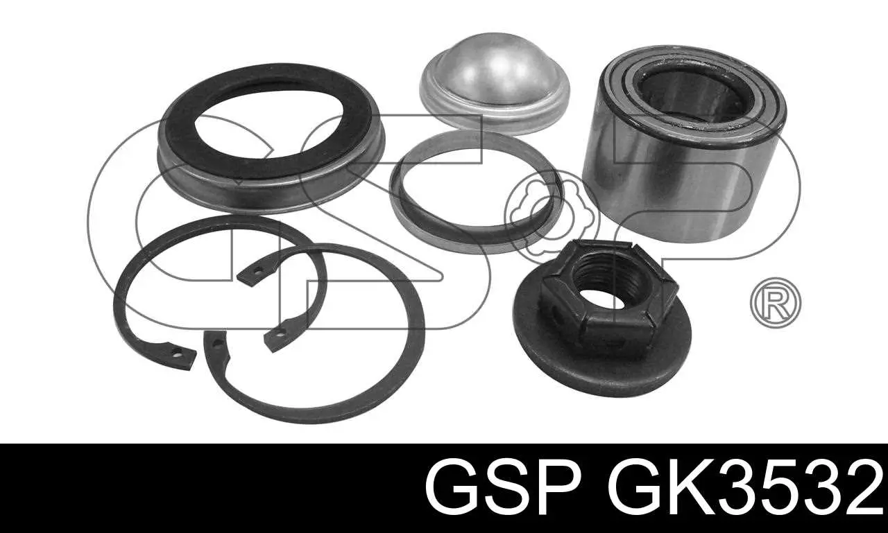 GK3532 GSP cojinete de rueda delantero