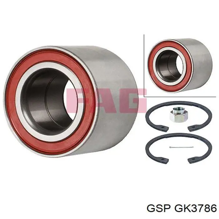 Cojinete de rueda delantero GSP GK3786 precio, desde 22,16 EUR