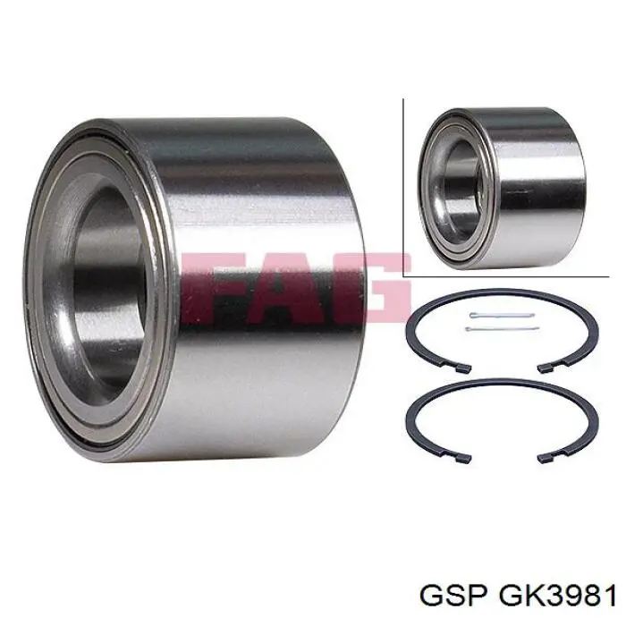 Comprar GK3981 GSP Cojinete de rueda delantero