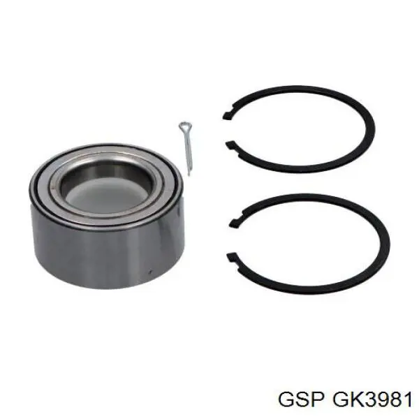 Cojinete de rueda delantero GK3981 GSP