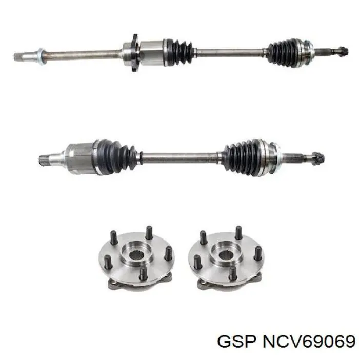 NCV69069 GSP Semieje delantero izquierdo