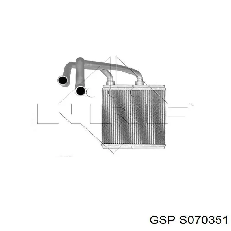 S070351 GSP rótula barra de acoplamiento exterior