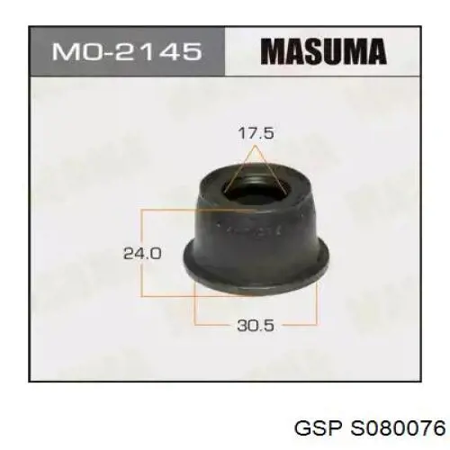 Cojinete de bola inferior derecho GSP S080076