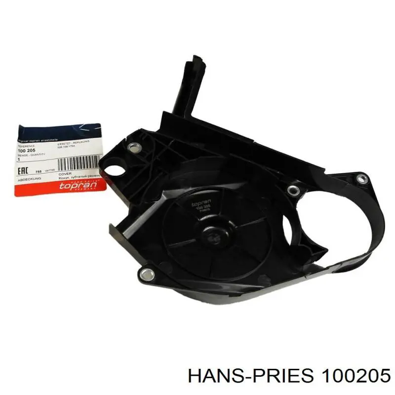Cubierta inferior de la correa de distribución Hans Pries (Topran) 100205 precio, desde 5,82 EUR