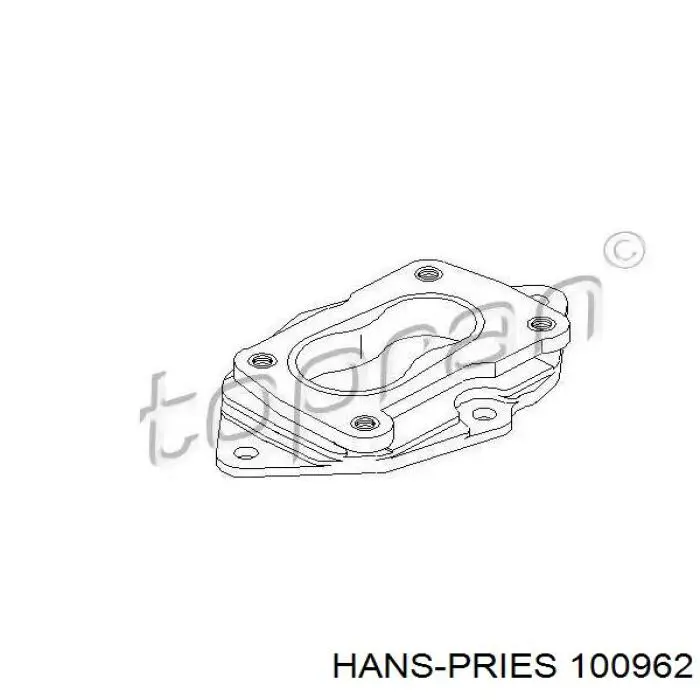 100962 Hans Pries (Topran) brida de carburador